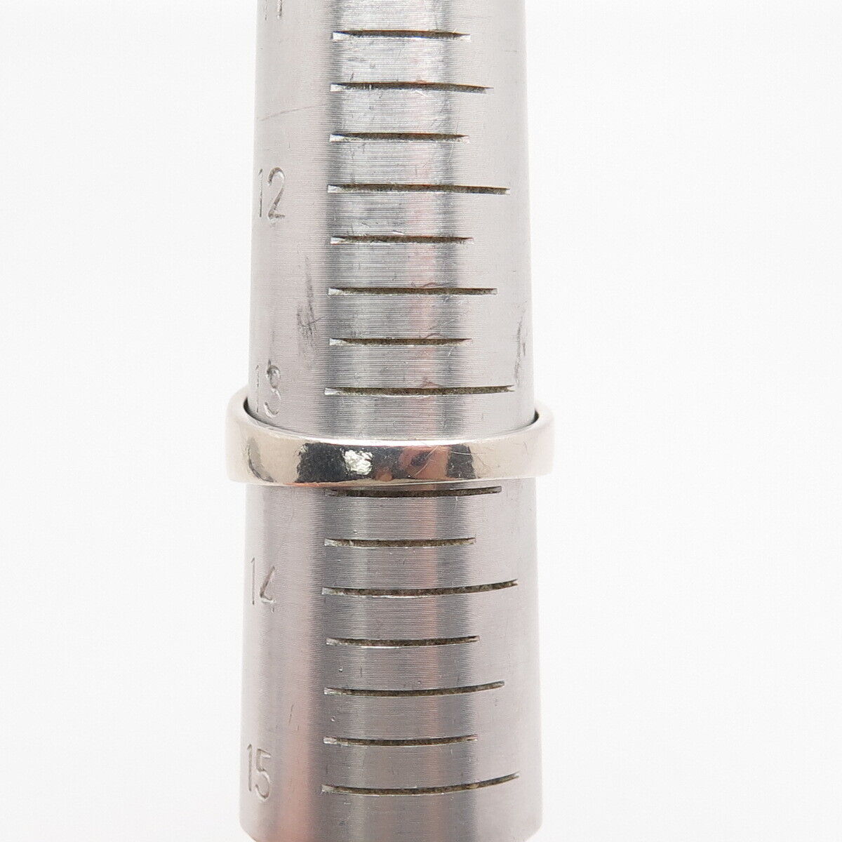 925 Sterling Silver Pave C Z Ring Size 13.5