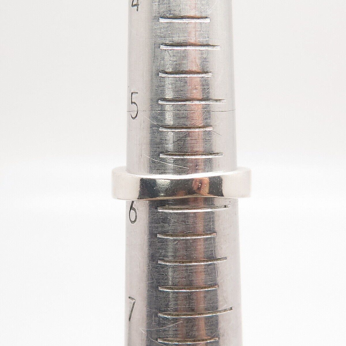 925 Sterling Silver Pave C Z Ring Size 6