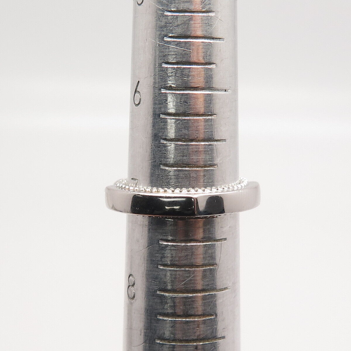 925 Sterling Silver Oval-Cut C Z Ring Size 7.25