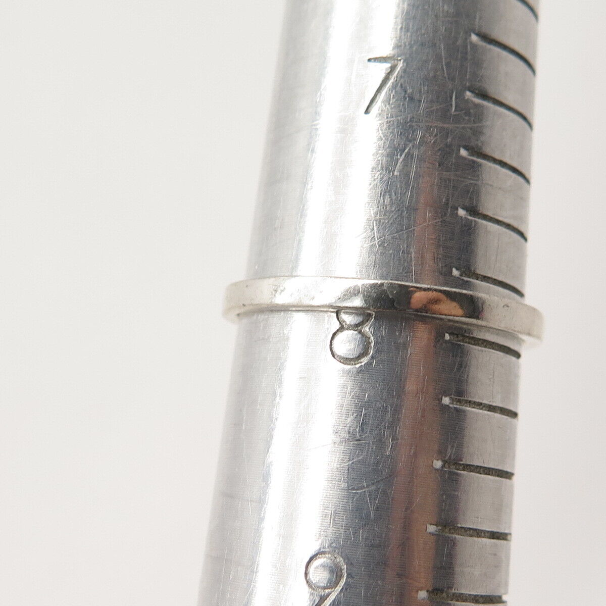 925 Sterling Silver Vintage Open Hearts Ring Size 8