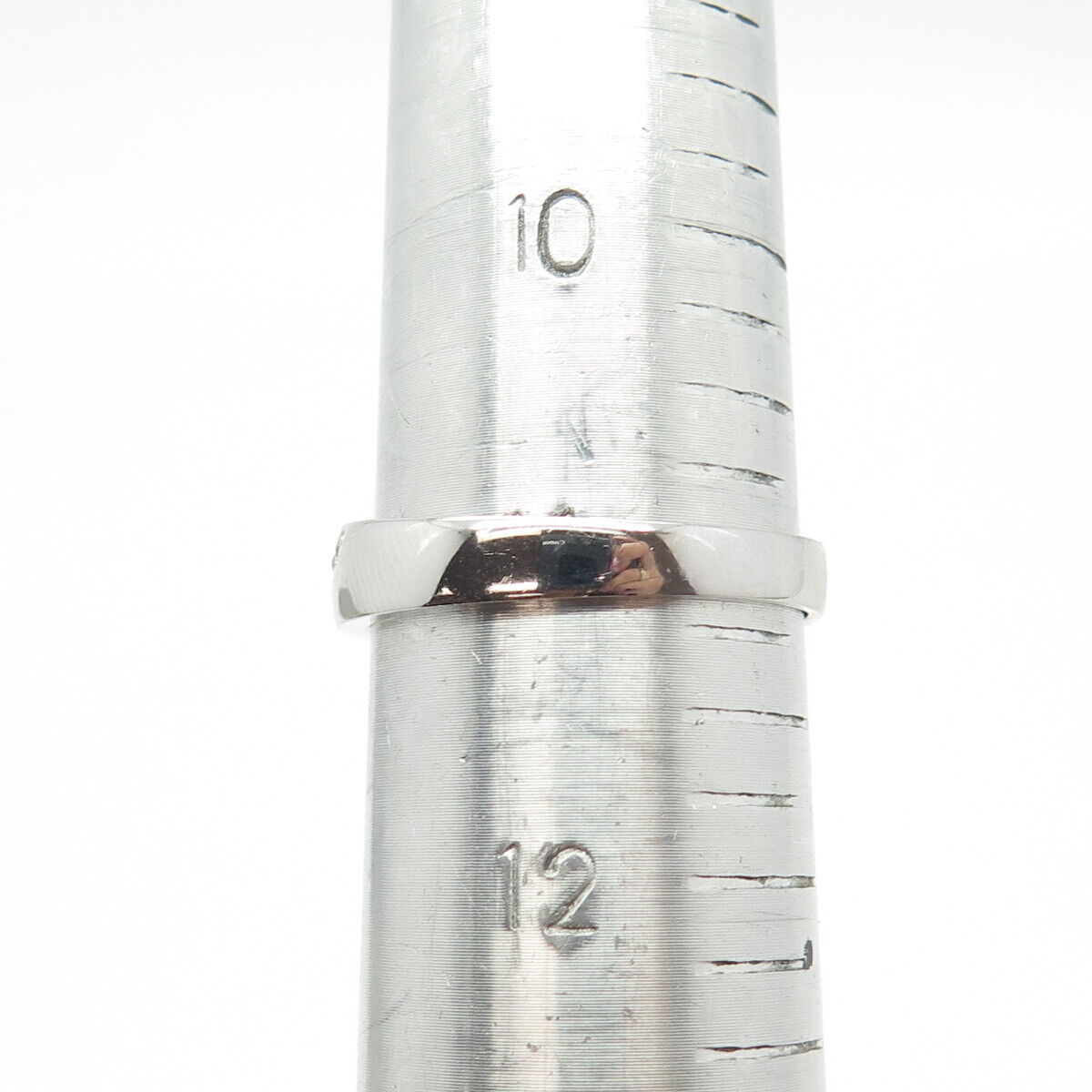 925 Sterling Silver Pave C Z Ring Size 11.25