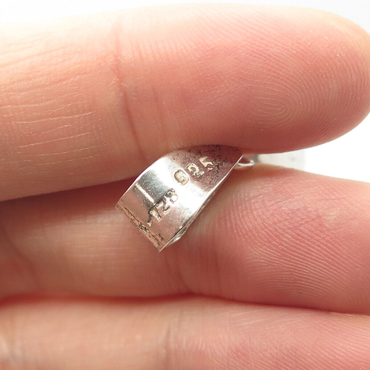 925 Sterling Silver 2-Tone Vintage Mexico Baseball Cap 3D Pendant