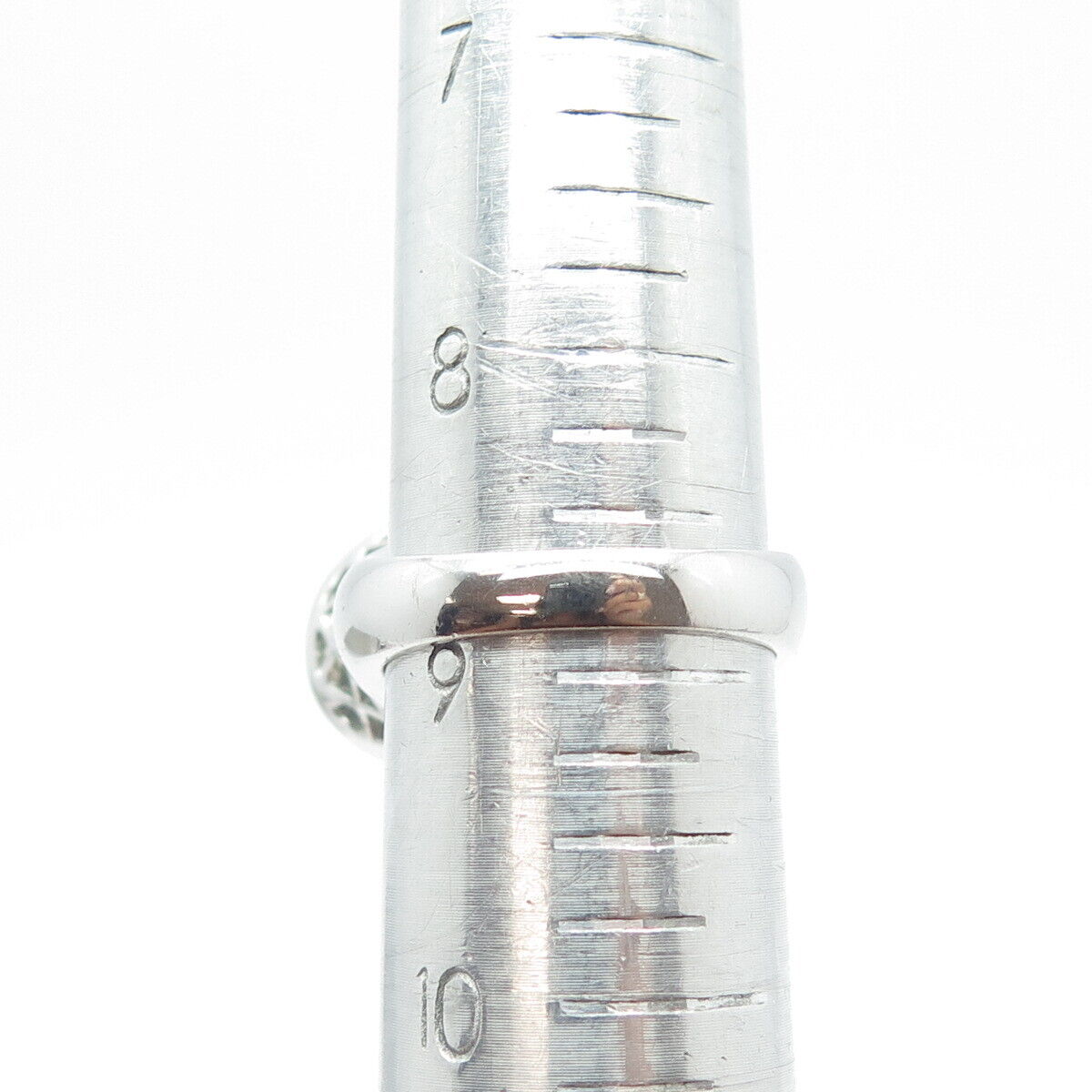 925 Sterling Silver Real Carnelian & Pink Sapphire Gem Ring Size 8.75