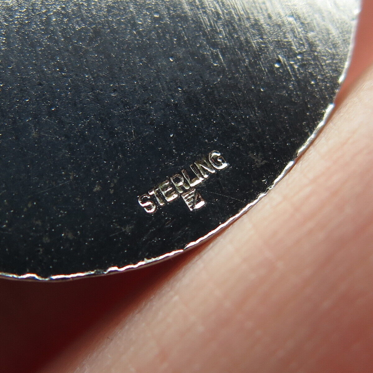 925 Sterling Silver Antique Art Deco Woman Golfer's Award Round Pendant