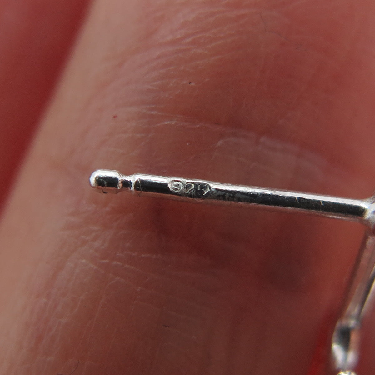 925 Sterling Silver Anchor Chain Drop Earrings