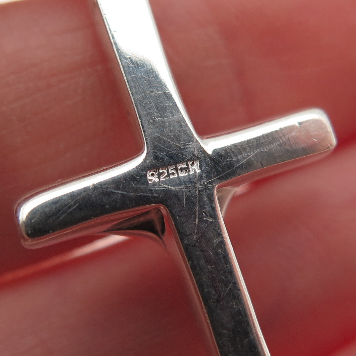 925 Sterling Silver Vintage Crucifix Cross Charm Pendant