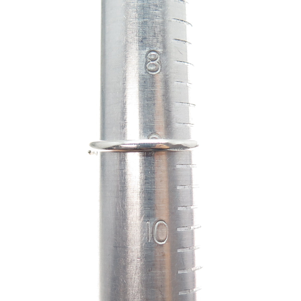 925 Sterling Silver Real Diamond Accent Flower Ring Size 9