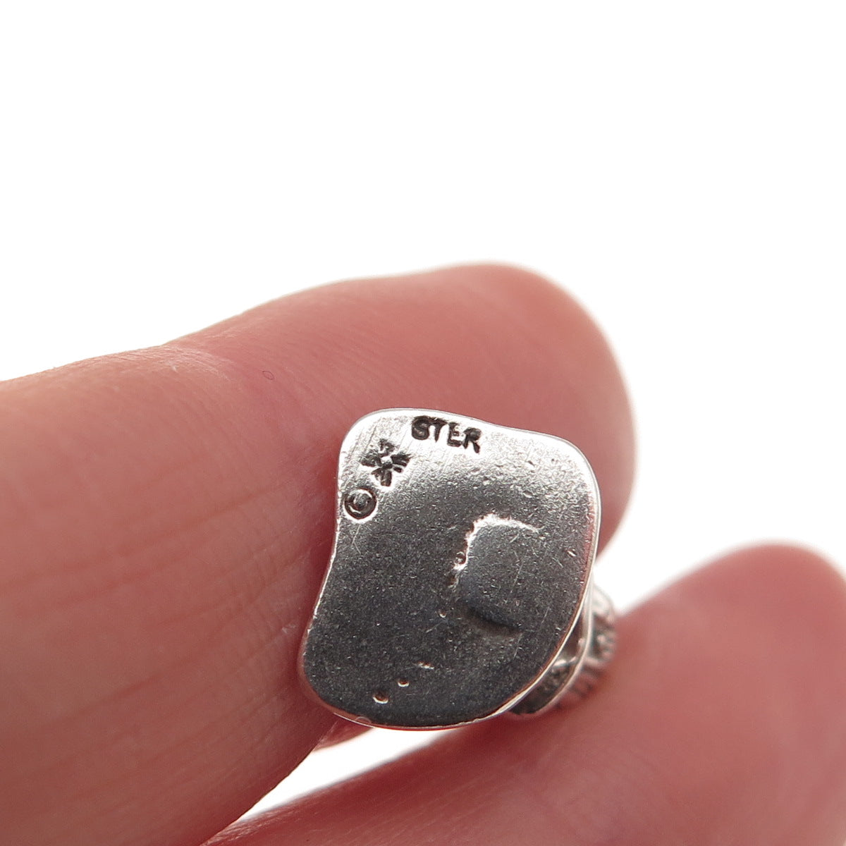 Sunwest 925 Sterling Silver Vintage Female Golf Player 3D Mini Charm Pendant