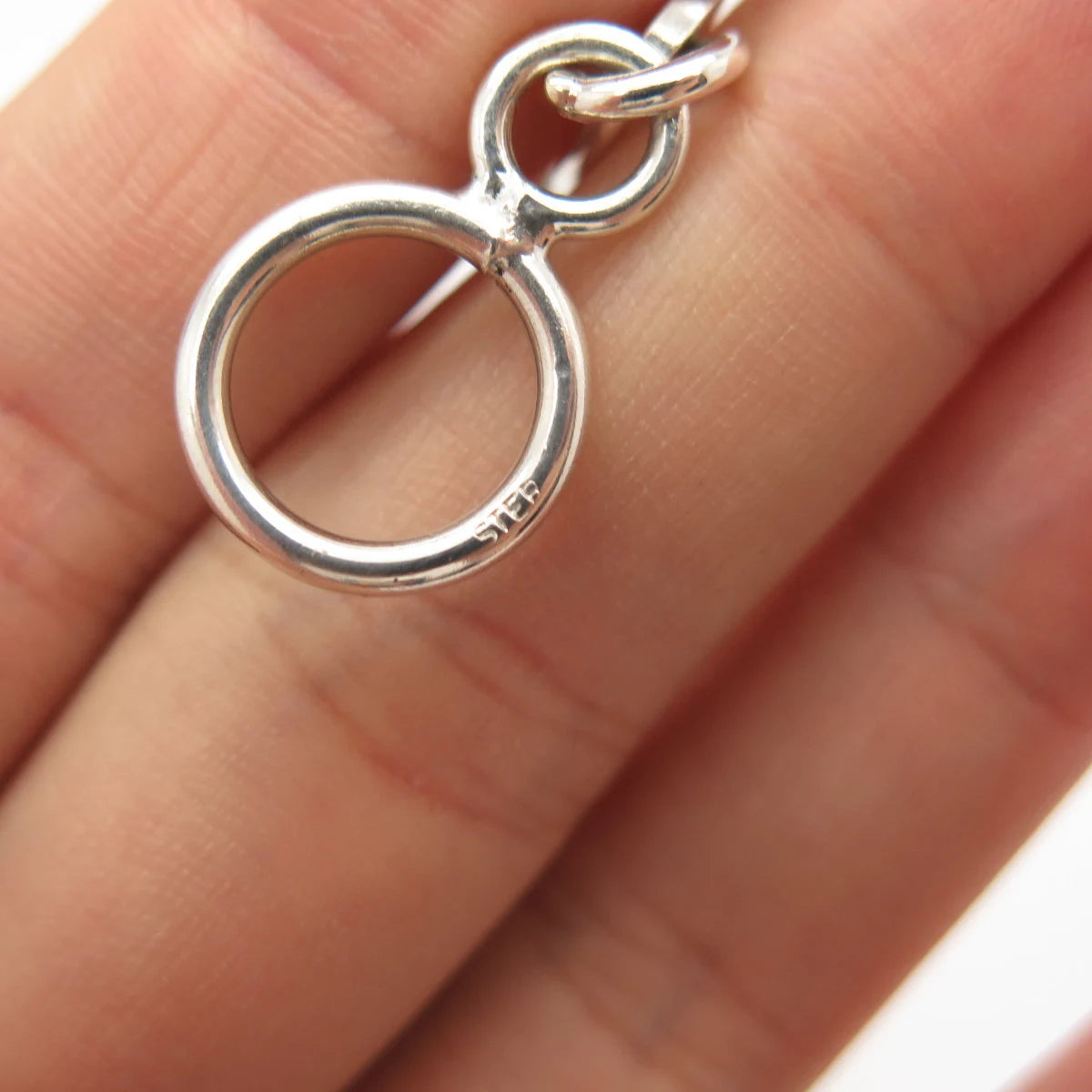 925 Sterling Silver Vintage Anchor Mariner Link Bracelet 6"
