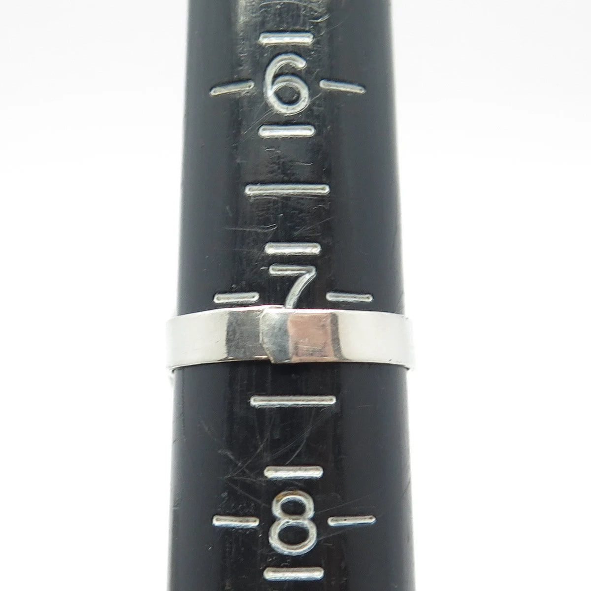 925 Sterling Silver Vintage Tribal Bead Adjustable Ring Size 7.25