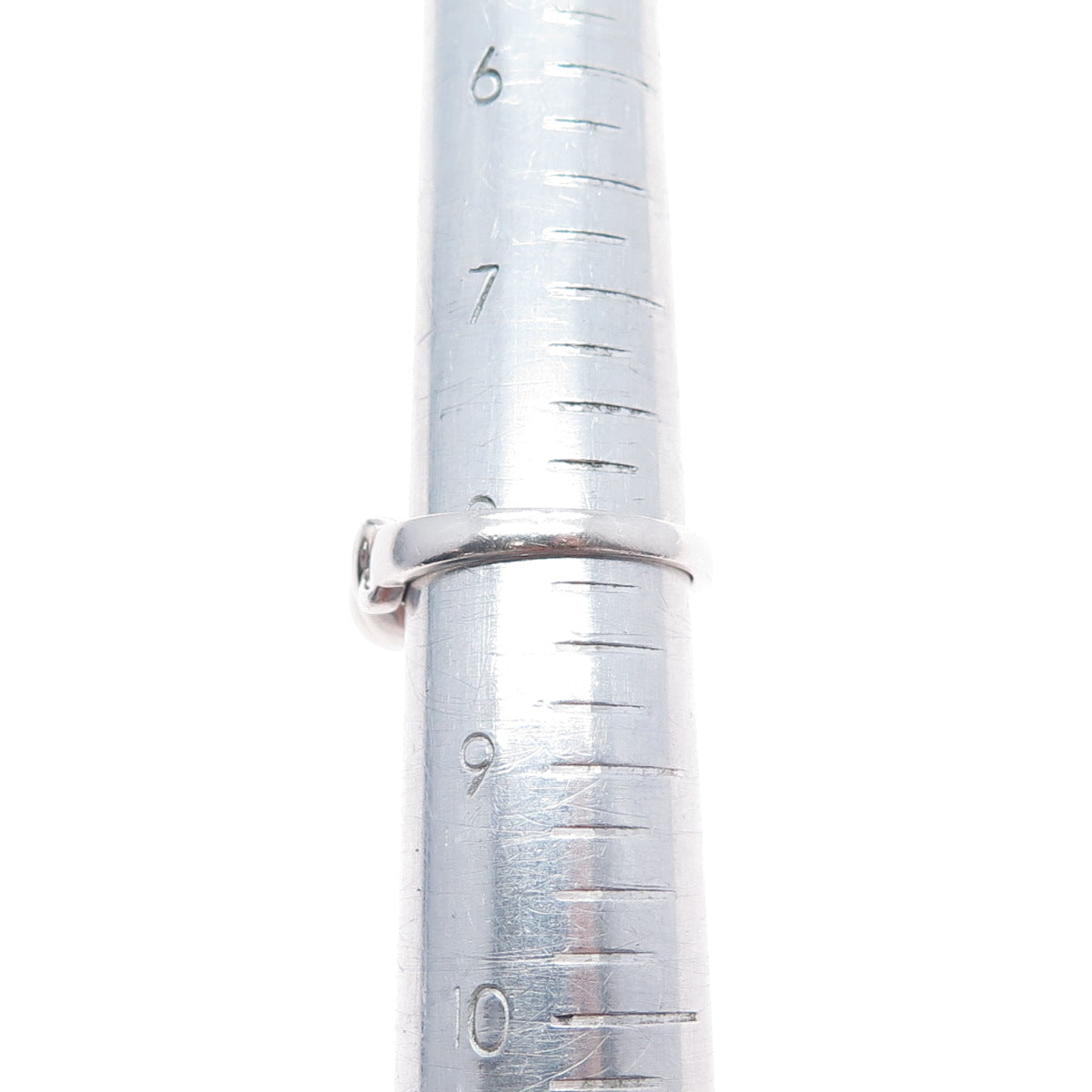 925 Sterling Silver Vintage Real Pearl Modernist Crisscross Ring Size 8