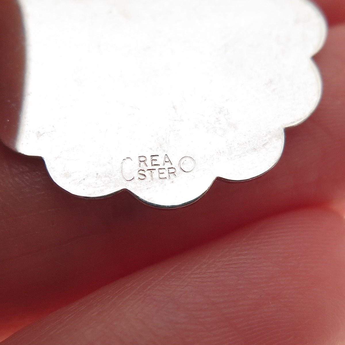 CREA 925 Sterling Silver Vintage Bermuda Traffic Controller Mini Charm Pendant