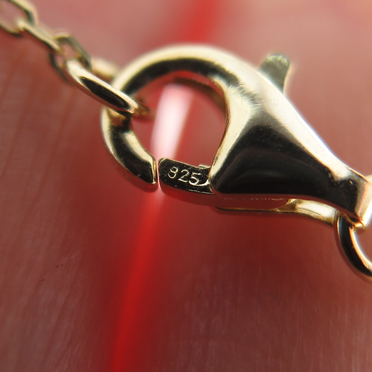 DSMK 925 Sterling Gold Plated Real Turquoise & C Z Cable Chain Necklace 18-20"