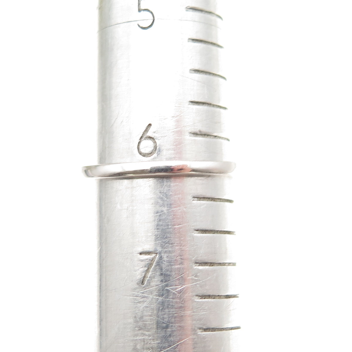 925 Sterling Silver Real Round-Cut Citrine Heart Ring Size 6.25