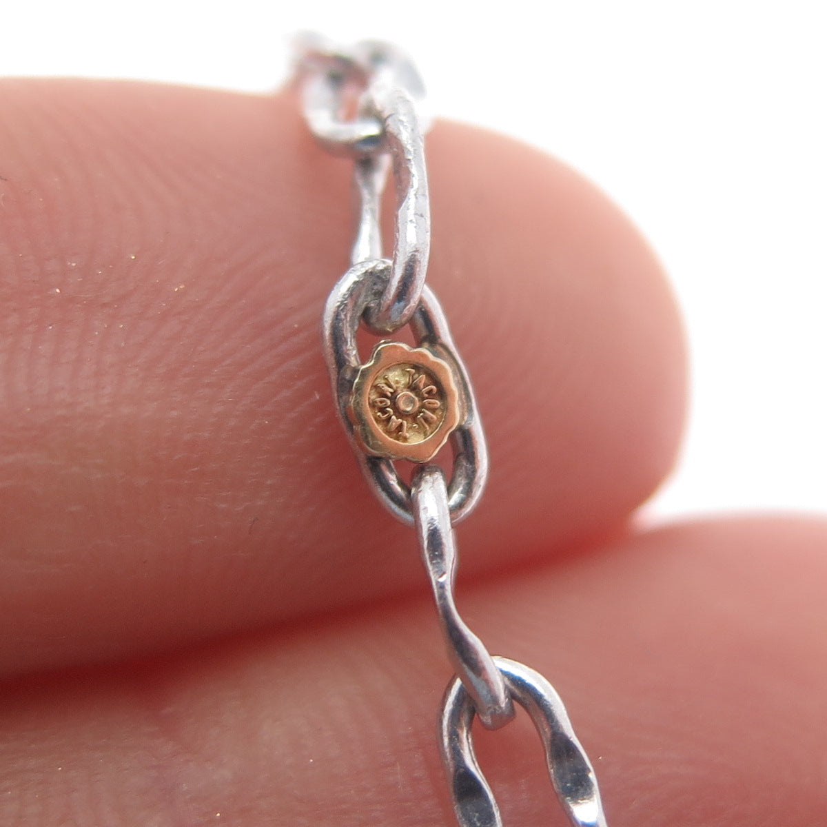 TACORI 18K Gold & 925 Sterling Silver Crescent Eclipse Chain Necklace 18"