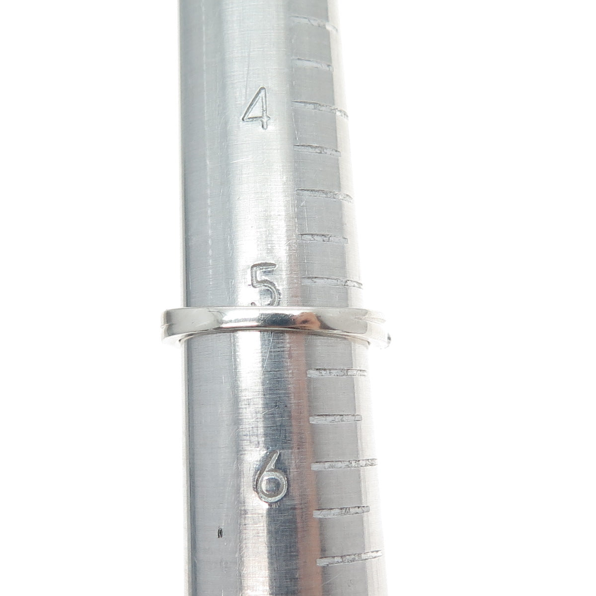 925 Sterling Silver Real Round-Cut White Topaz & Pink C Z Ring Size 5.25