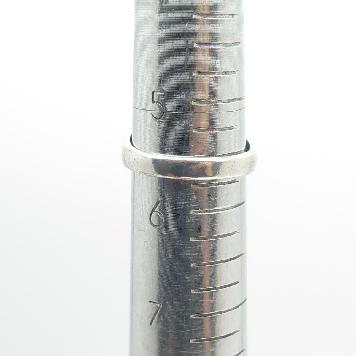 MAISELS INDIAN TRADING Sterling Silver Vintage Turquoise Inlay Ring Size 5.75