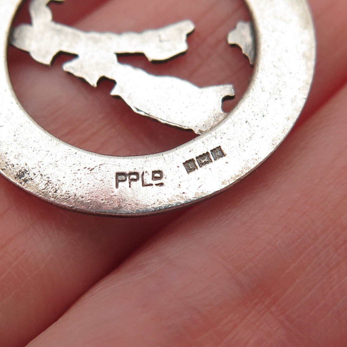 Payton Pepper & Sons 925 Sterling Vintage 1966 Birmingham Bermuda Charm Pendant