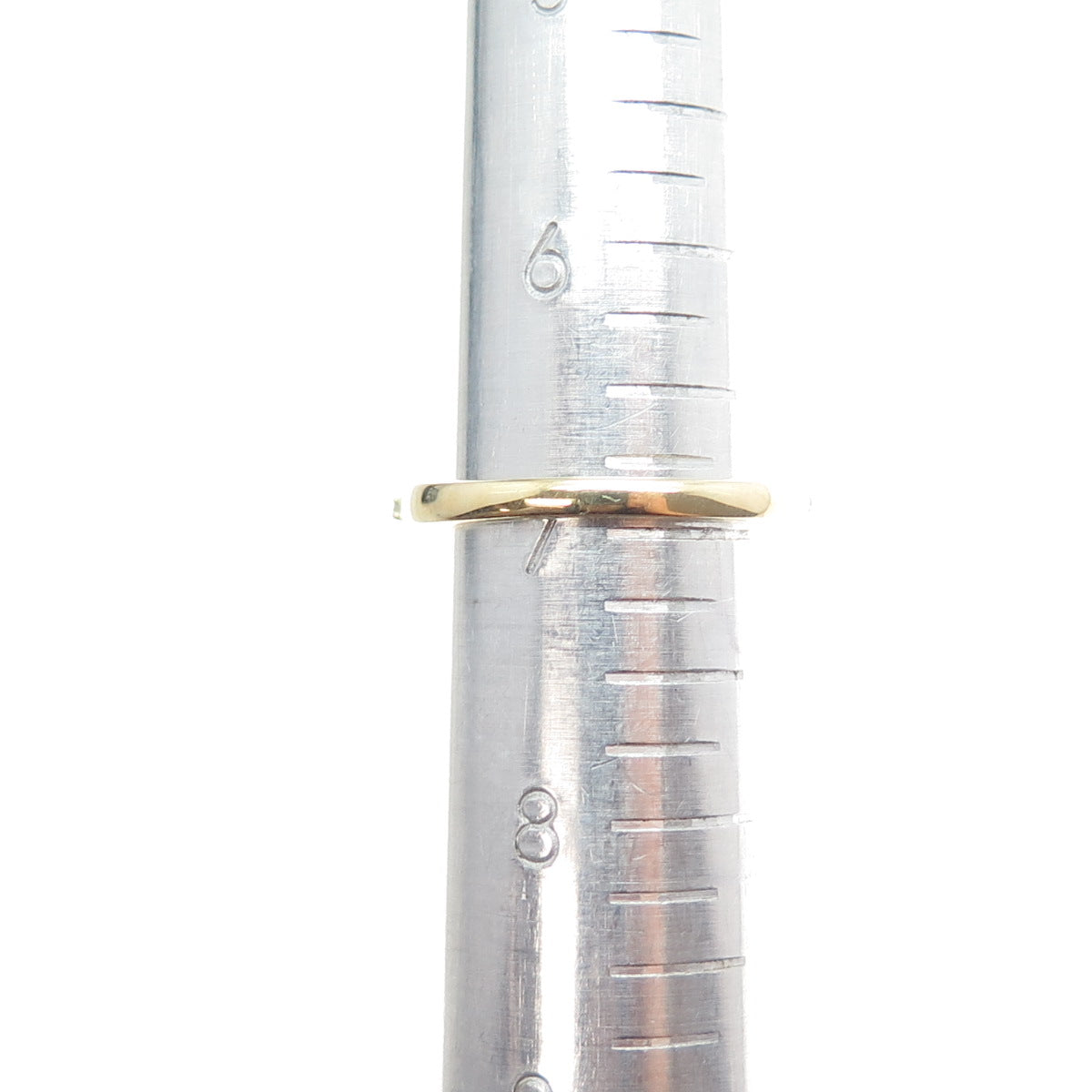 DSMK 925 Sterling Silver Gold Plated Real Diamond & Sapphire Ring Size 7