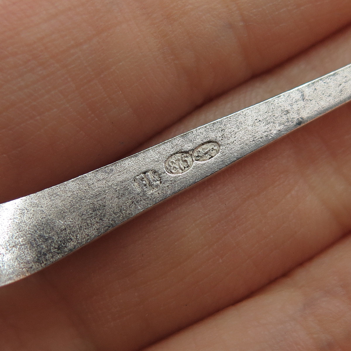 875 Silver Antique Art Deco Estonia Salt & Spices Spoon