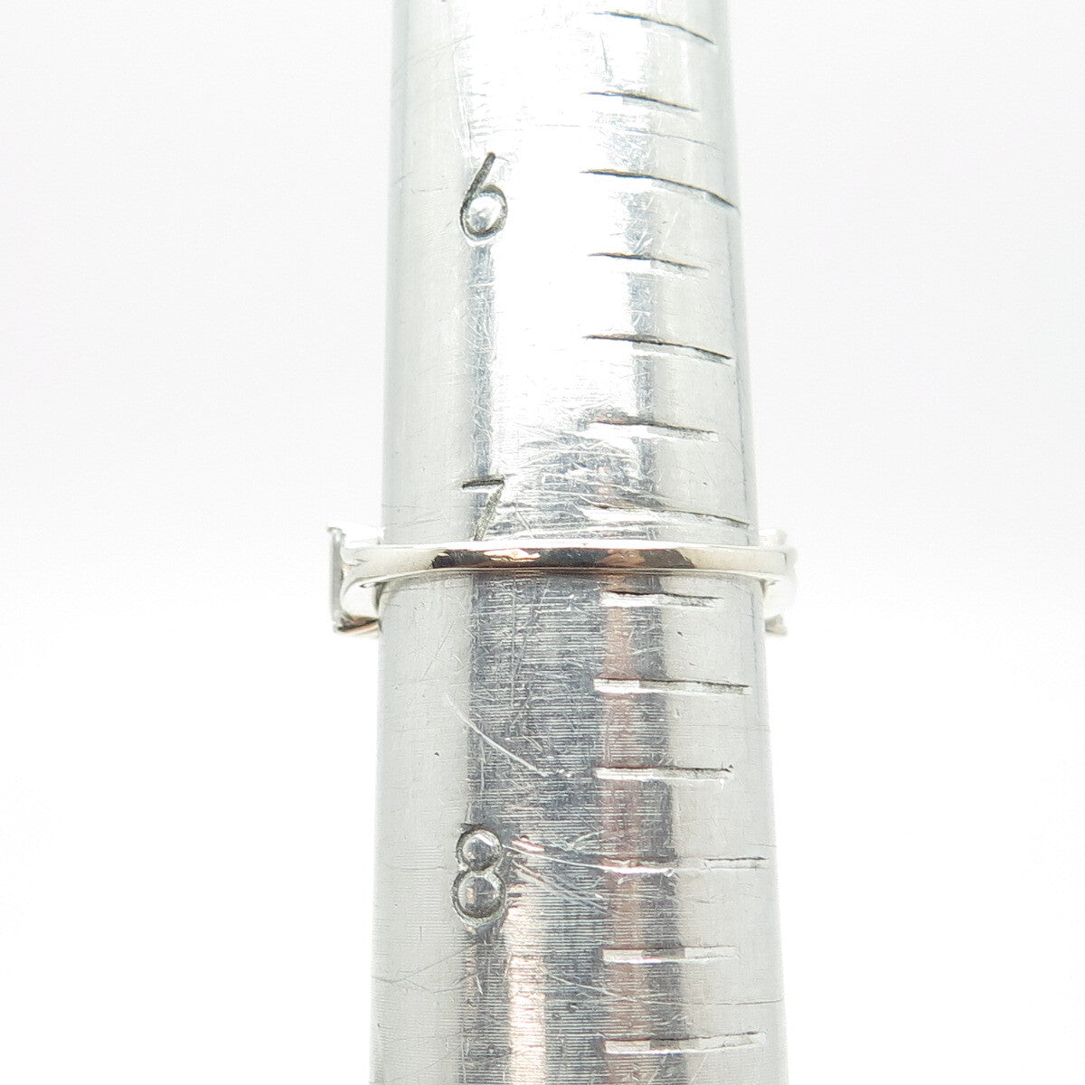 925 Sterling Silver Pave C Z Ring Size 7.25