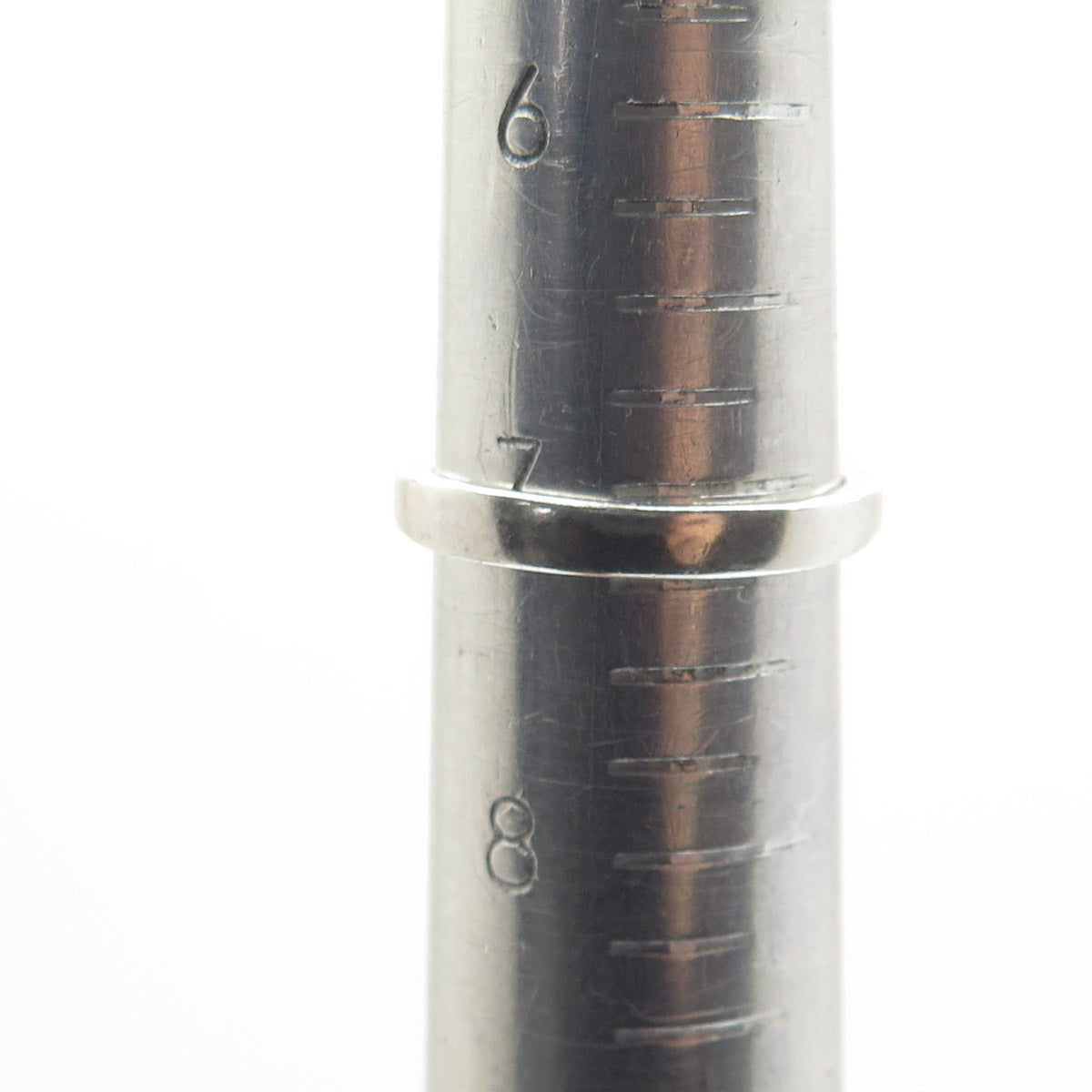 925 Sterling Silver Oval-Cut Green & Heart-Cut White C Z Ring Size 7.25