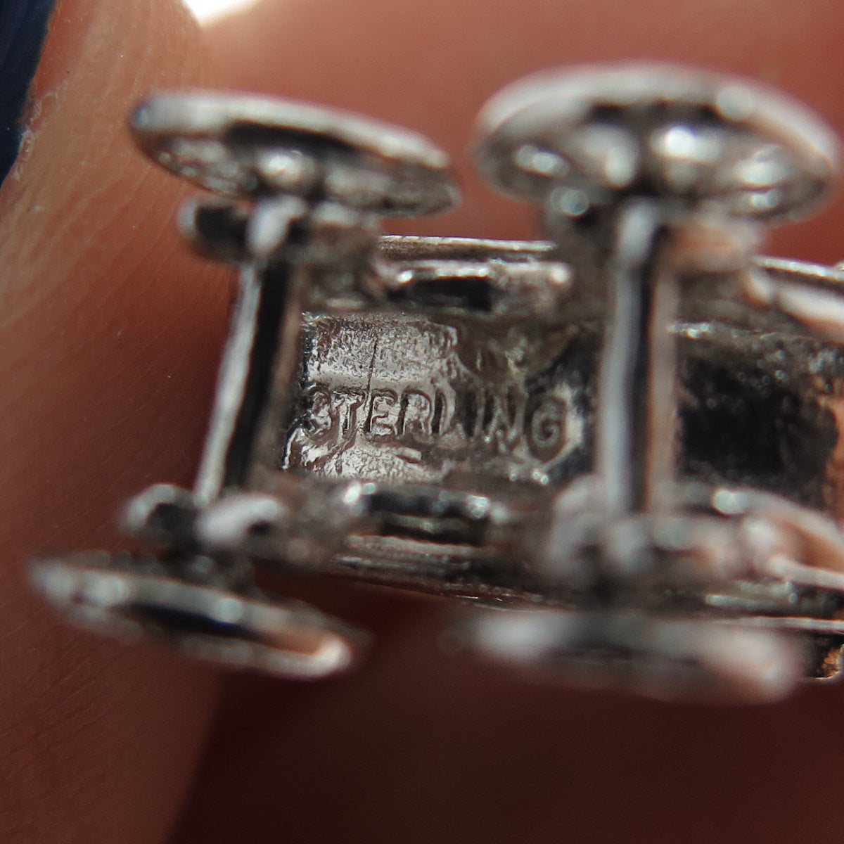 925 Sterling Silver Vintage Baby Stroller Mini 3D Charm Pendant