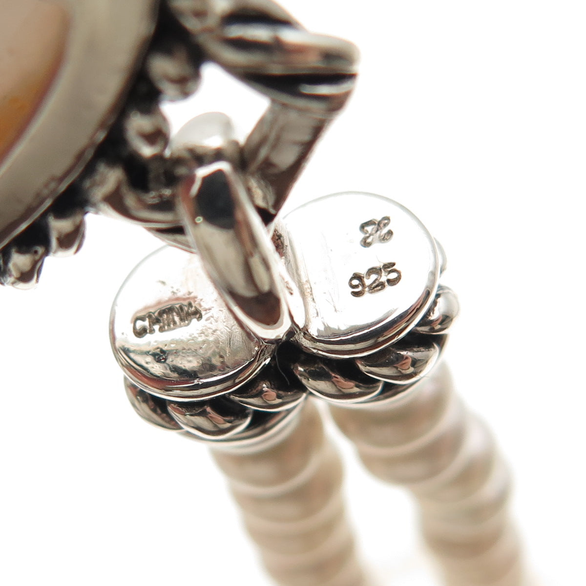 Honora 925 Sterling Silver Real Pearl & MOP Beaded 2-Strand Necklace 16"