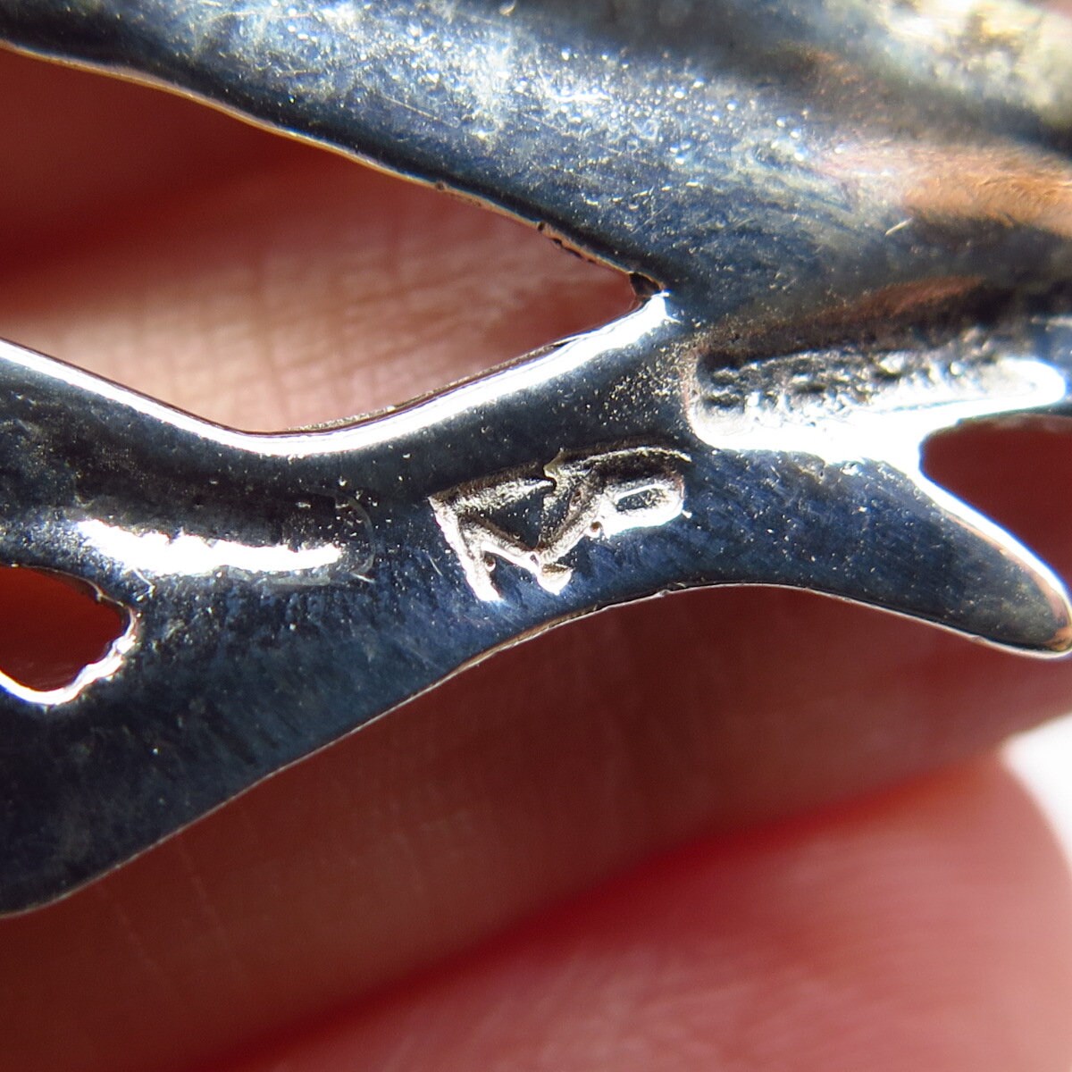 925 Sterling Silver Vintage Fairy Naked Girl Pin Brooch