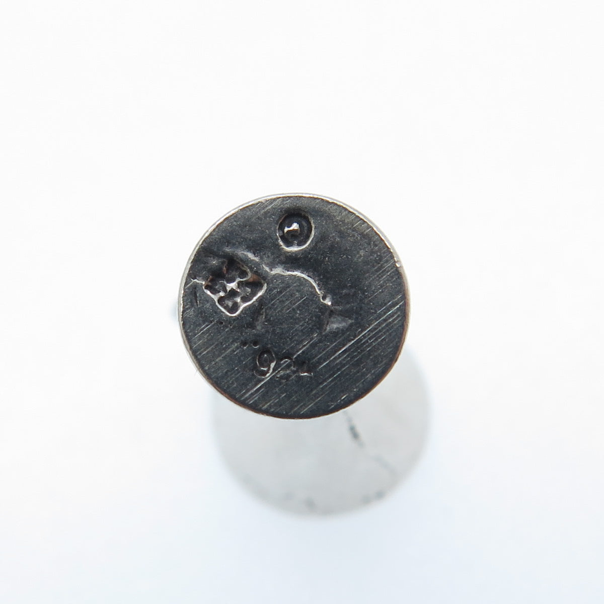 SUNWEST 925 Sterling Silver Vintage Wine Goblet Oxidized Mini 3D Charm Pendant