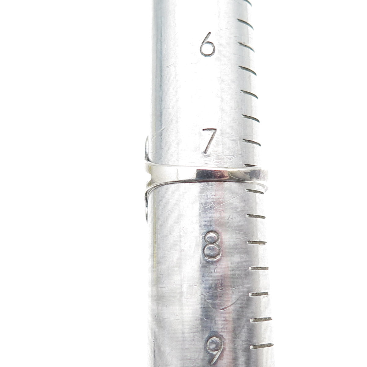 925 Sterling Silver Vintage Mexico Modernist Swirl Flower Oxidized Ring Size 7.5