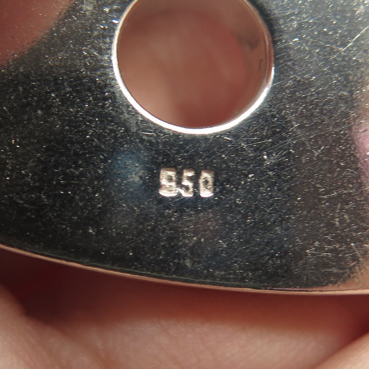 950 Silver Vintage Modernist Pendant