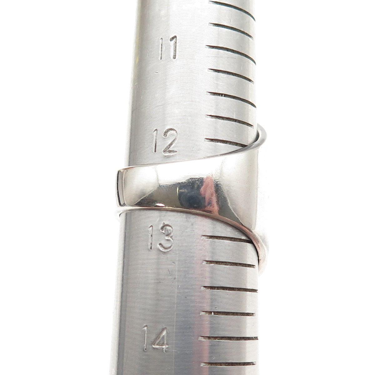 925 Sterling Silver Vintage Mexico Cross Oxidized Ring Size 12.75