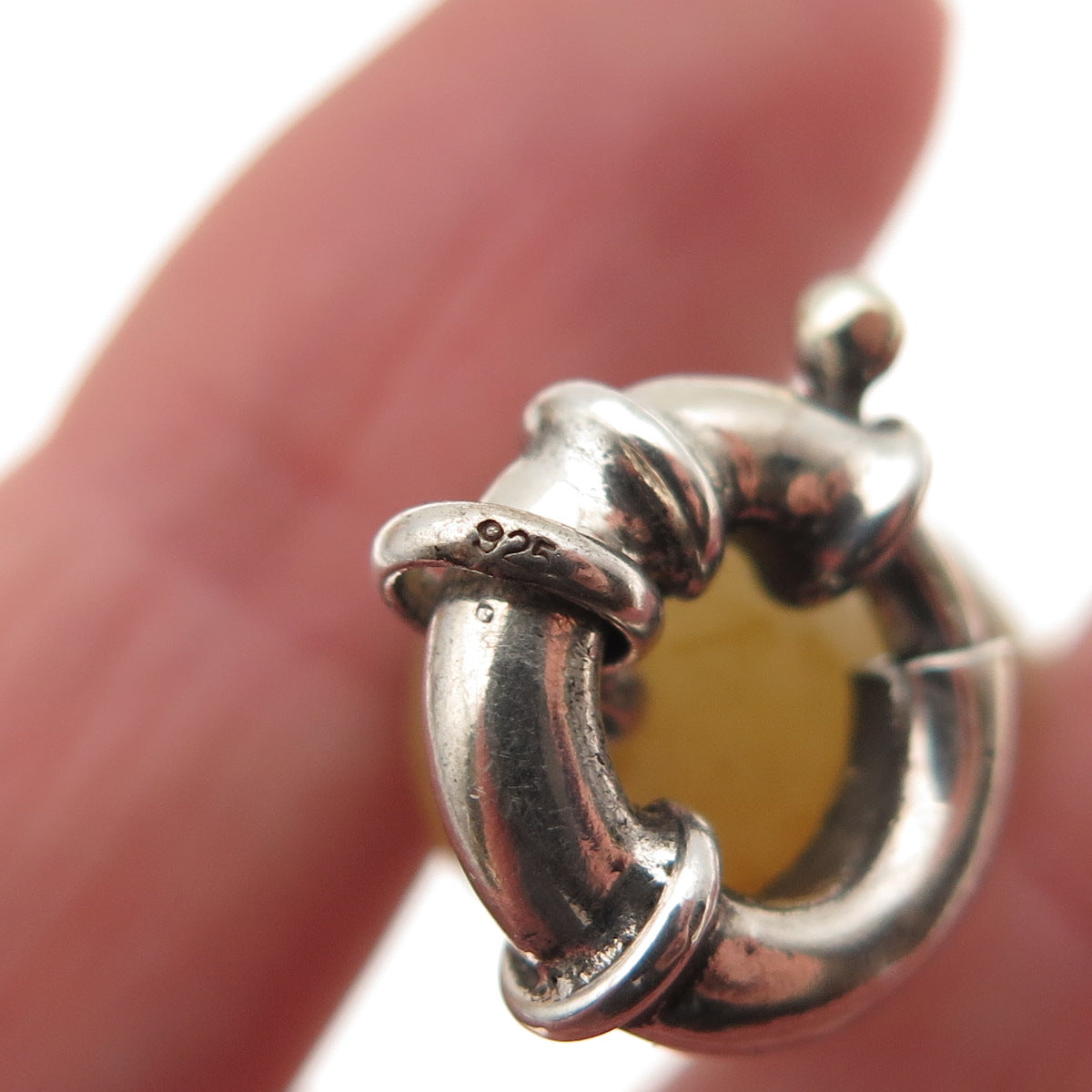 925 Sterling Silver Vintage Real Jade Multi-Beads Heavy 135.9g Necklace 28"