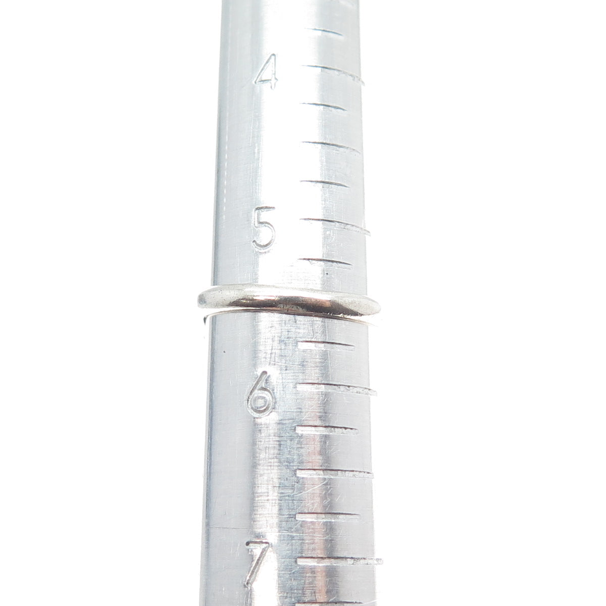 Old Pawn Sterling Silver Vintage Southwest Turquoise Inlay Heart Ring Size 5.5