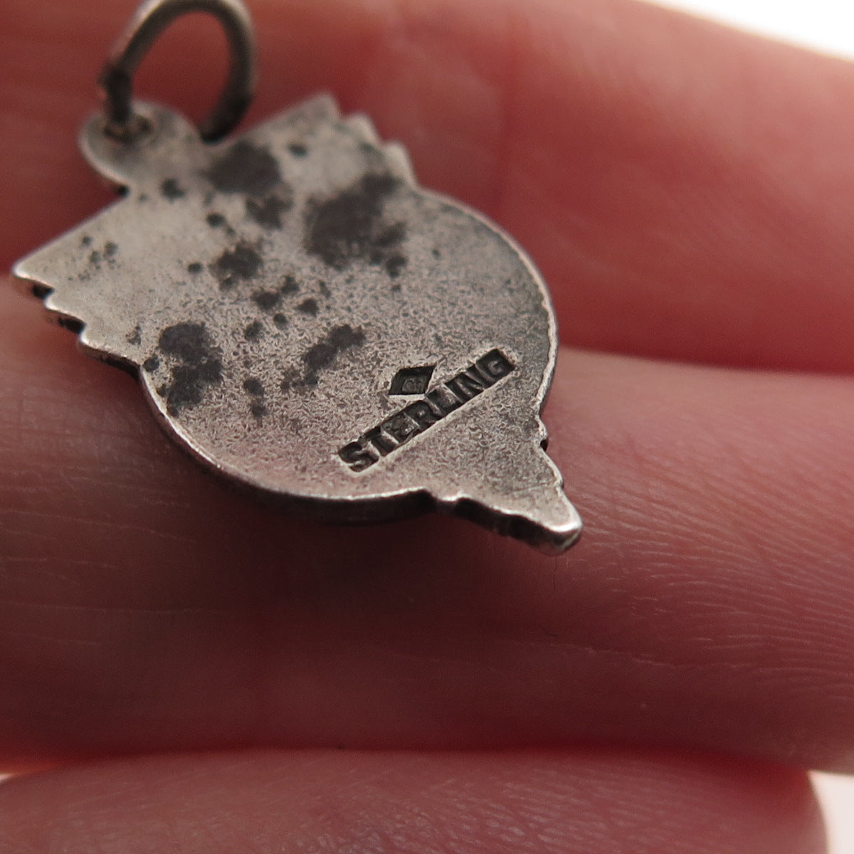 BATES & KLINKE Sterling Silver Antique Art Deco Colorado Pikes Peak Mini Pendant