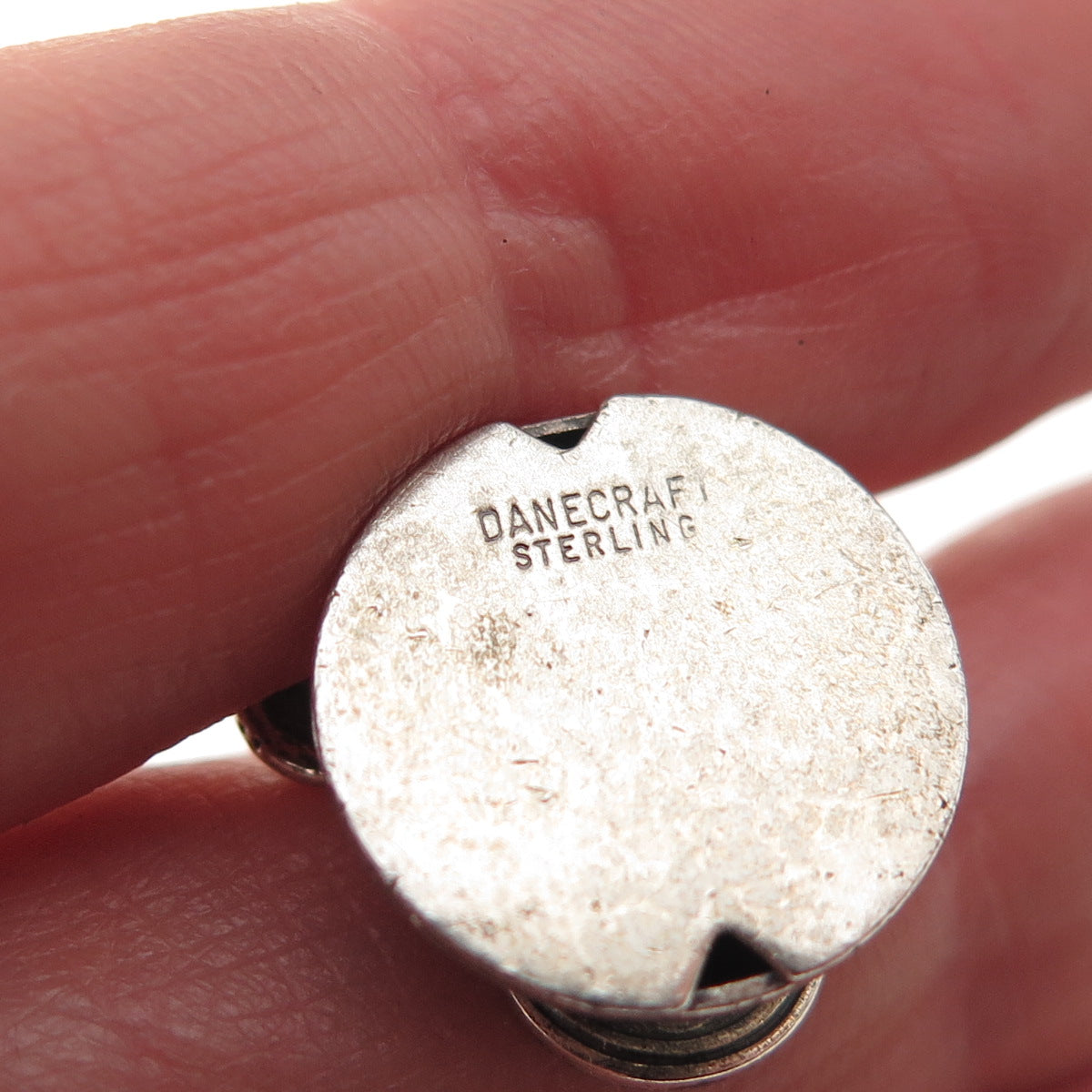 Danecraft Sterling Silver Antique Art Deco Rotary Phone 3D Mini Charm Pendant