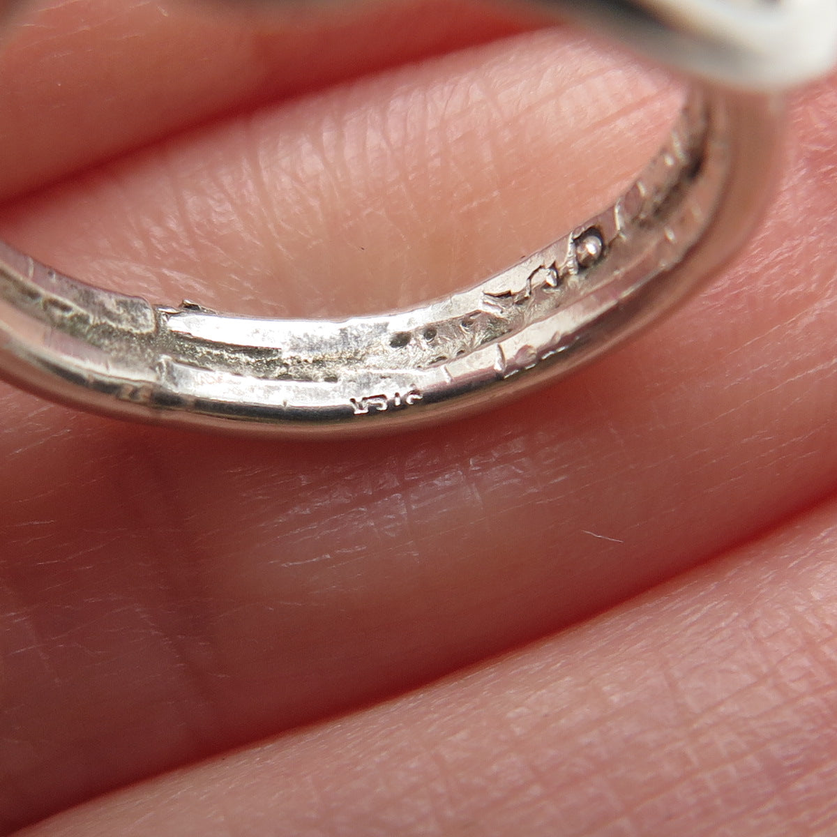 925 Sterling Silver Vintage Mexico Mariner Love Knot Ring Size 5