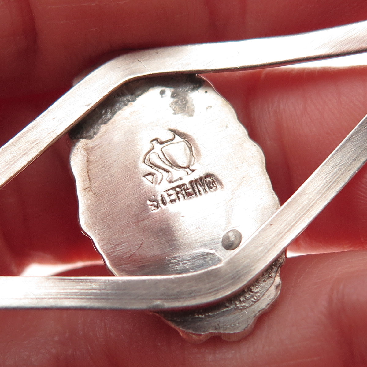 Steven Tiffany Paiute Old Pawn 925 Sterling Sugilite Opal Adjustable Bracelet 6"