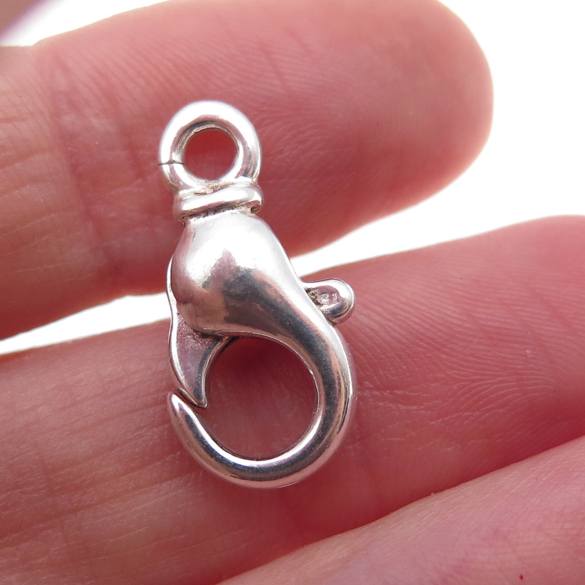 925 Sterling Silver Vintage Bracelet / Necklace Lobster Lock Clasp