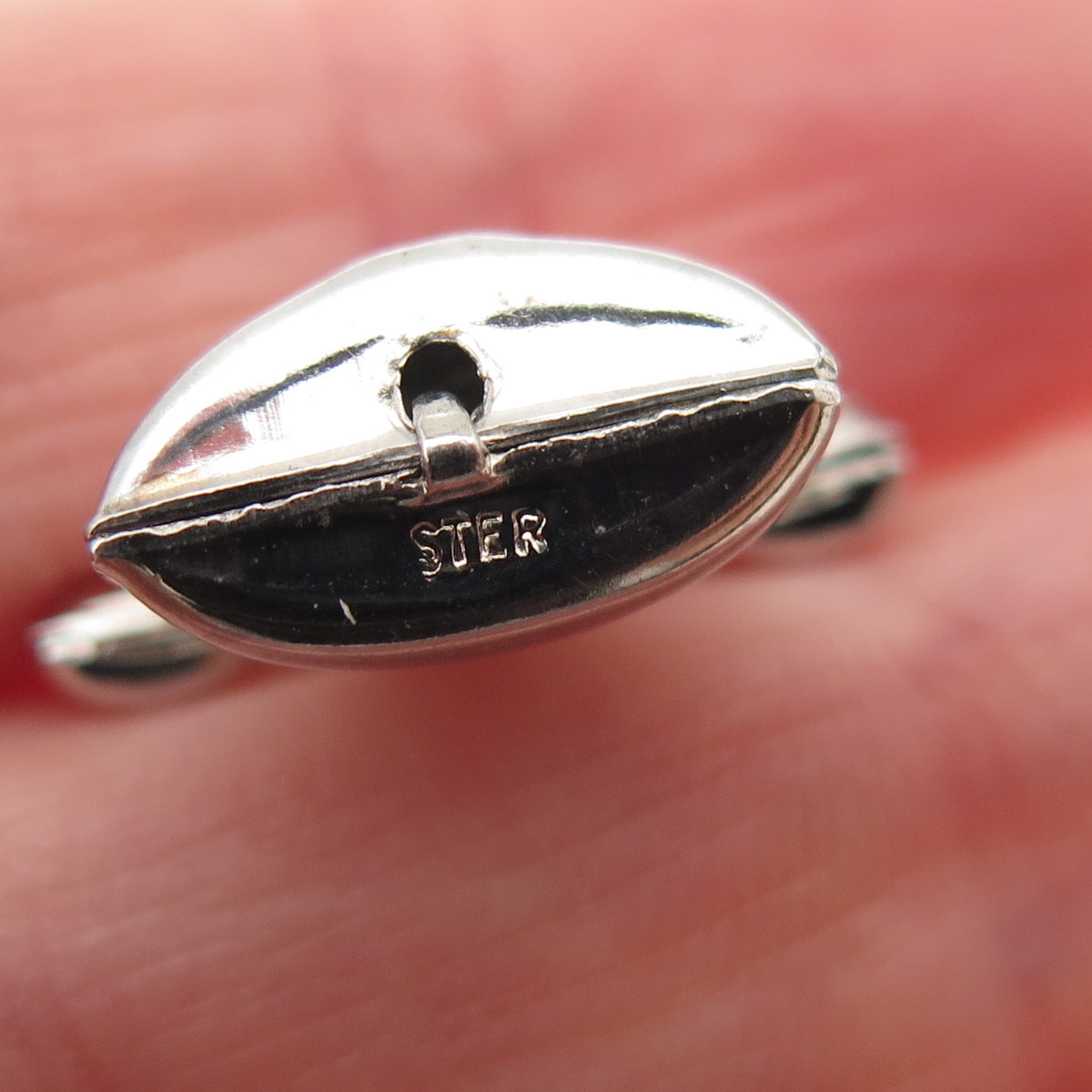 925 Sterling Silver Vintage Retro Rotary Phone Mini 3D Charm Pendant