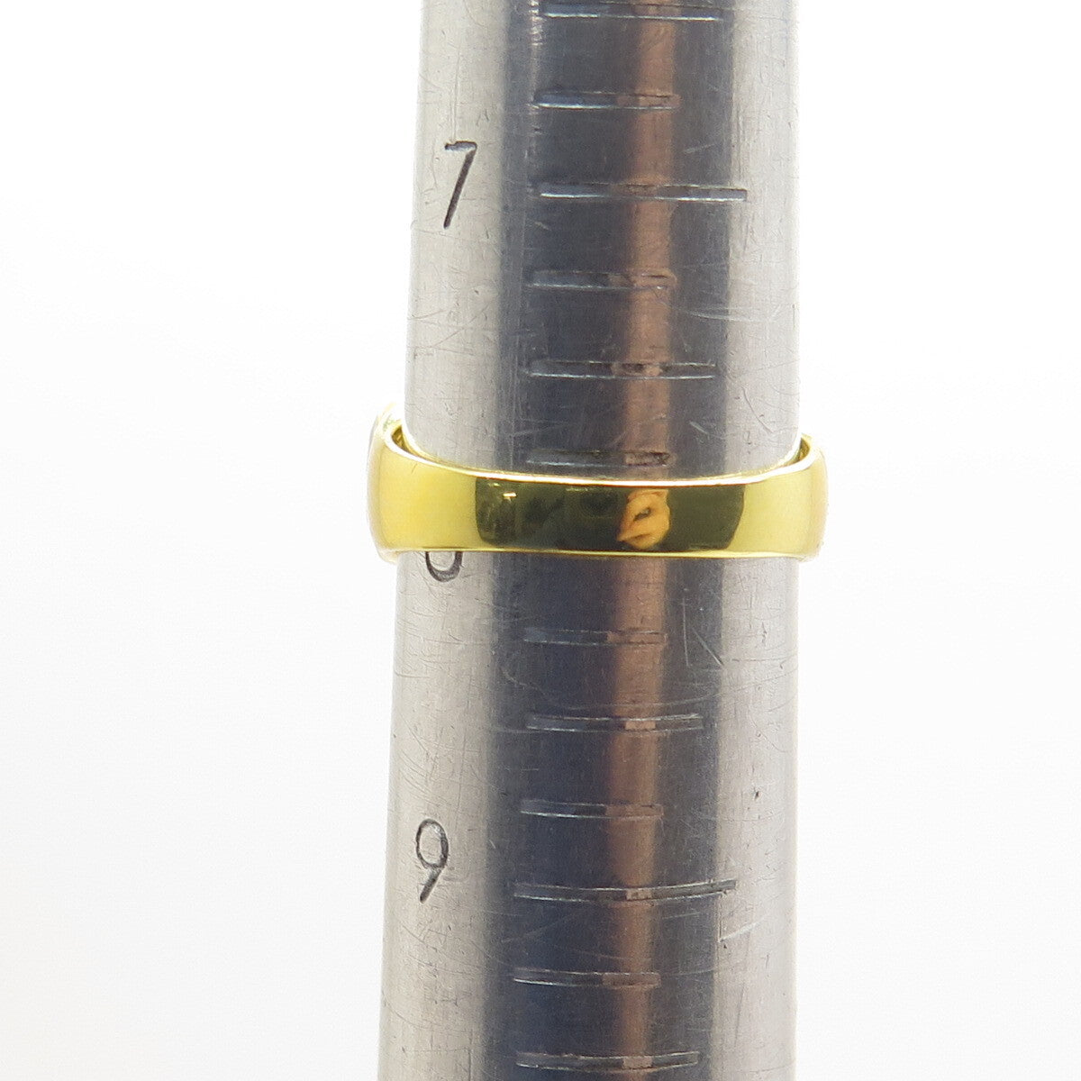 925 Sterling Silver Gold Plated Real Smoky Quartz & Citrine Ring Size 8