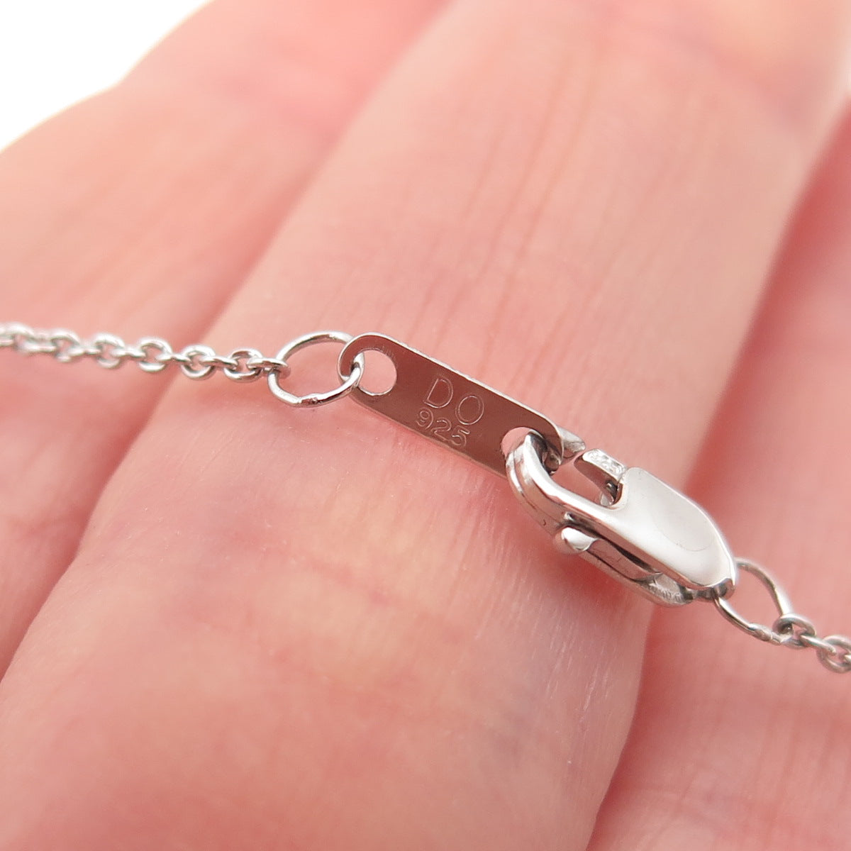 925 Sterling Silver Round-Cut C Z Twisted Cable Chain Necklace 18"