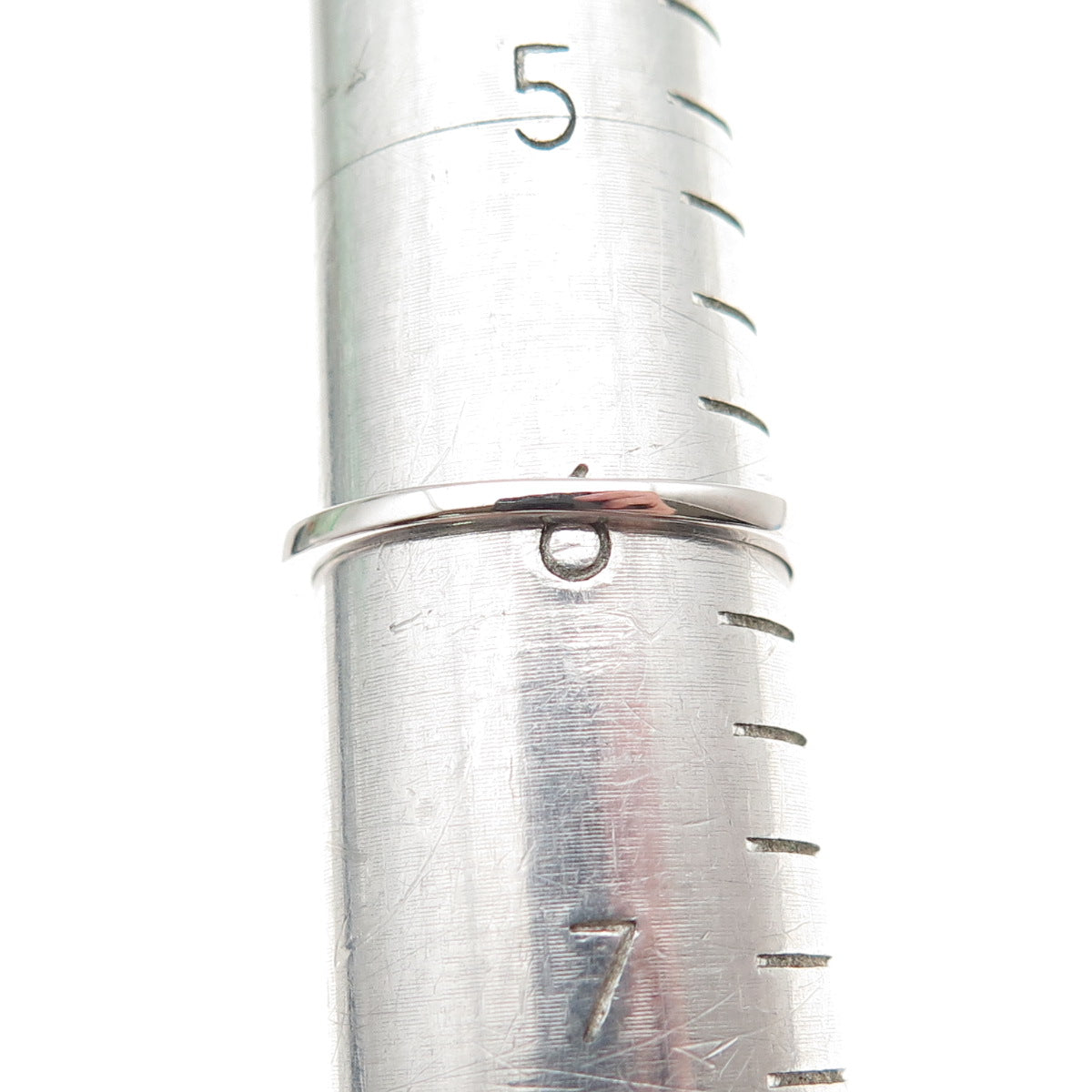 925 Sterling Silver Round-Cut C Z Engagement Ring Size 6