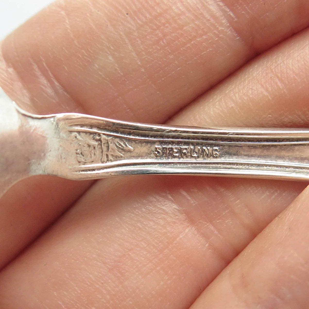 925 Sterling Silver Antique Soldiers' & Cleveland Mon't Ohio States Cities Spoon