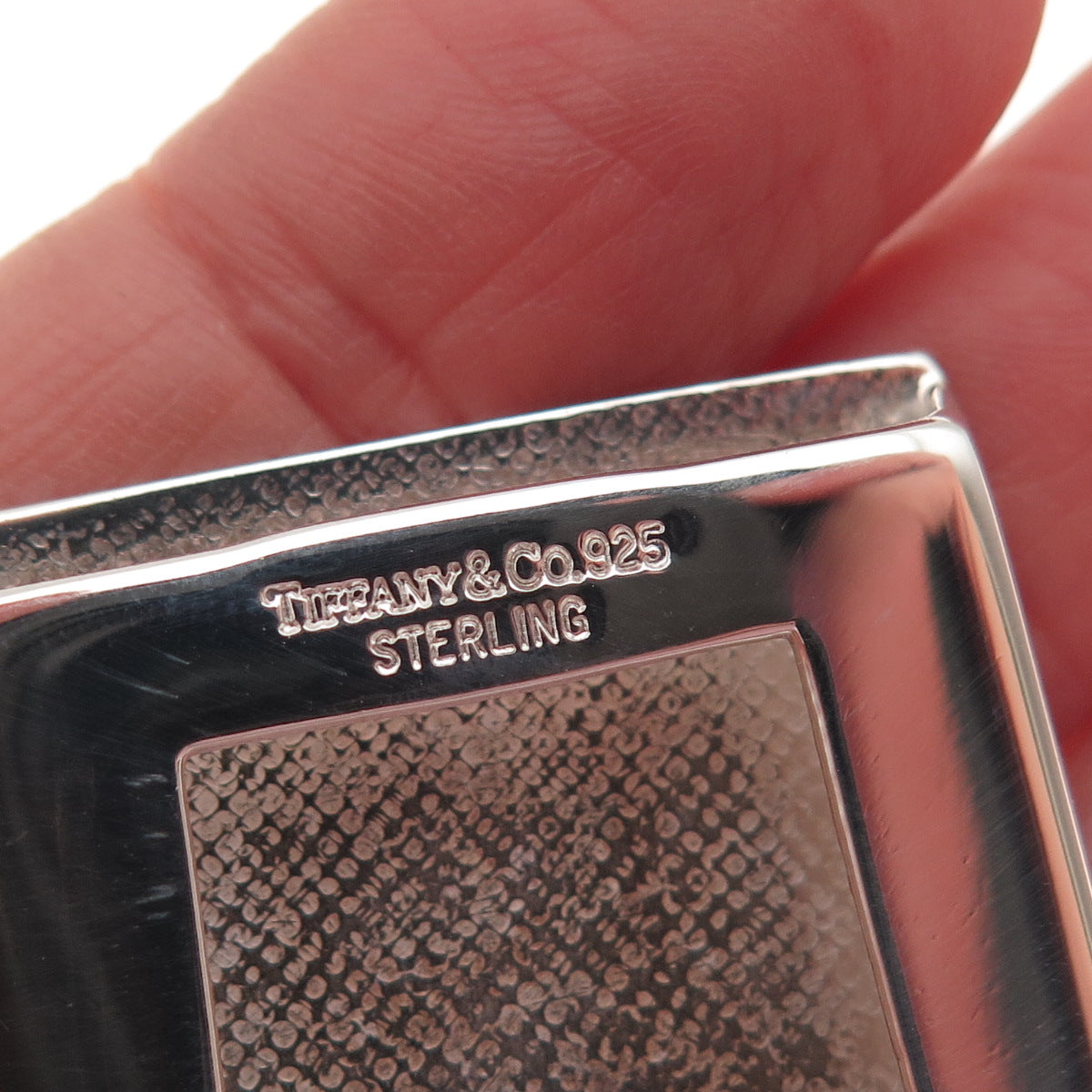 TIFFANY & CO. 925 Sterling Silver Vintage Engravable Belt Buckle