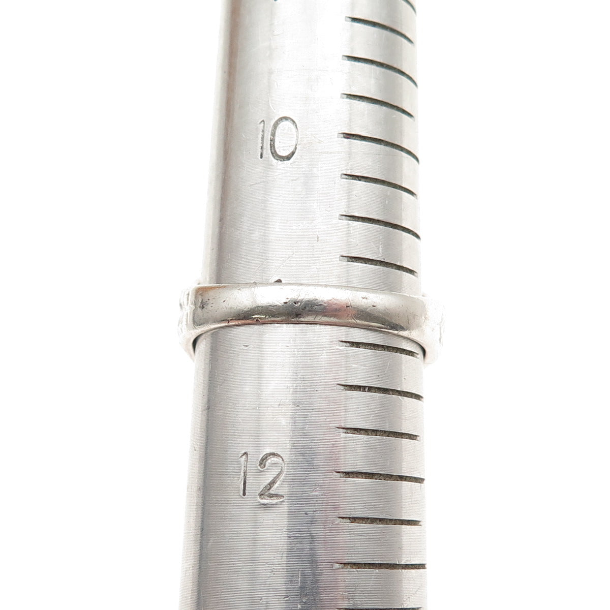 925 Sterling Silver Antique WWII Eagle Oxidized Signet Ring Size 11.25