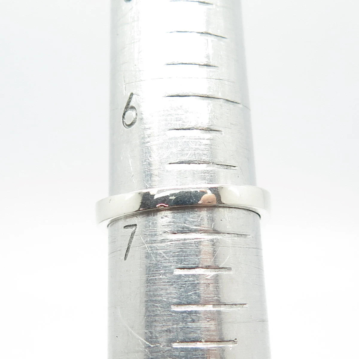 925 Sterling Silver Pear-Cut C Z Ring Size 6.75
