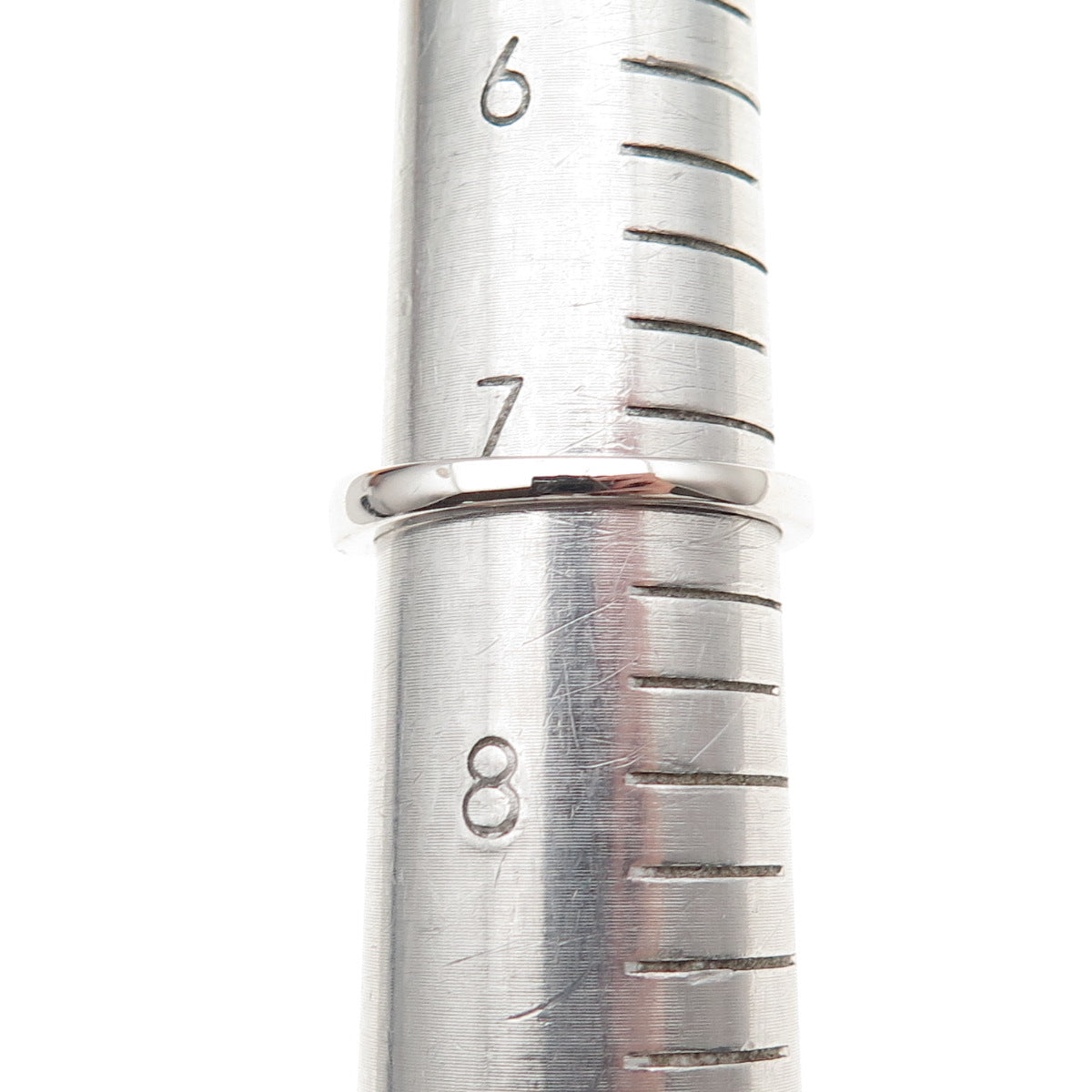 Sun 925 Sterling Silver Real Round-Cut Diamond Engagement Ring Size 7.25