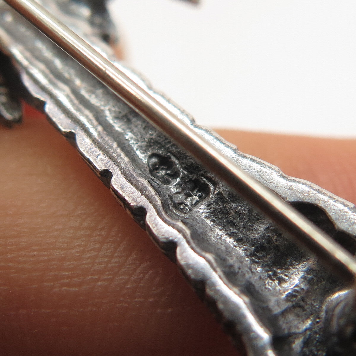 925 Sterling Silver Vintage Palm Tree Pin Brooch